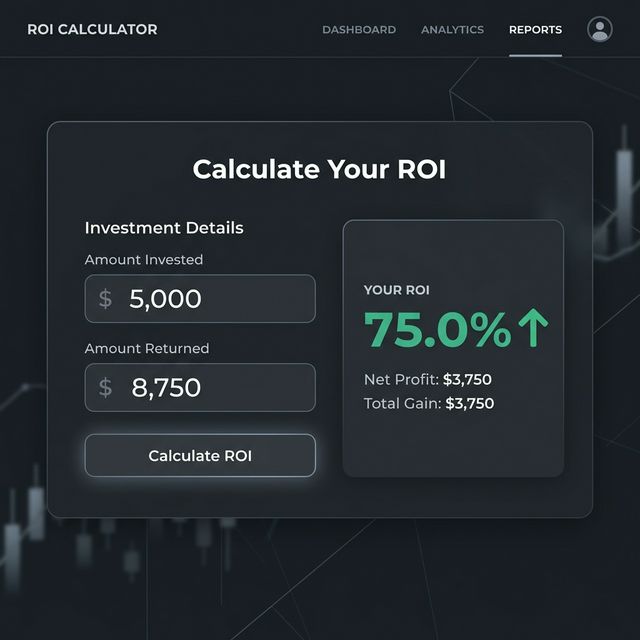 Return On Investment ROI Calculator